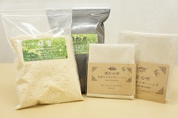 野州大麻　麻雪・麻粉炭　満月の布